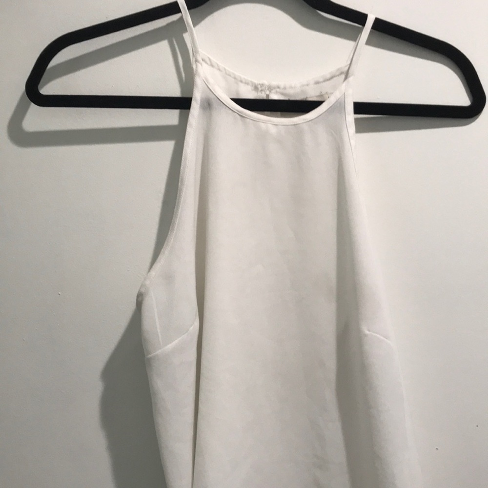 Abercrombie & Fitch White flowy going out top